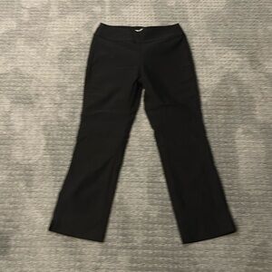 Nic & Zoe black pull on cropped pant